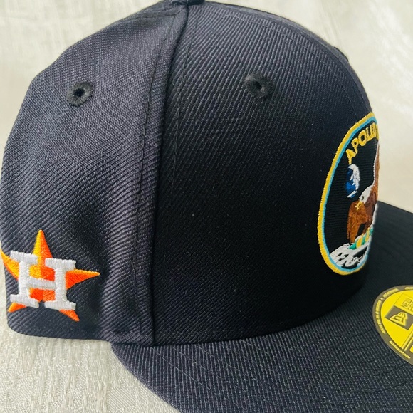 New Era Houston Astros Apollo 11 Turn Back the Clock 59fifty 5950 7 1/4 Hat Cap - Picture 3 of 6